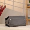 Gray Colour Real Leather HandBag - Versatile / Multi-Compartment Bag with Shoulder Strap 11 Gray Colour Real Leather HandBag - Versatile / Multi-Compartment Bag with Shoulder Strap
