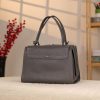 Gray Colour Real Leather HandBag - Versatile / Multi-Compartment Bag with Shoulder Strap 5 Gray Colour Real Leather HandBag - Versatile / Multi-Compartment Bag with Shoulder Strap