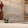 Gray Colour Real Leather Shoulder Bag / Handbag With Shoulder Strap, Zippered and Magnetic Closure