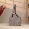 Gray Leather Shoulder Bag and Handbag , Multi-Purpose and Zippered 7 Gray Leather Shoulder Bag and Handbag , Multi-Purpose and Zippered