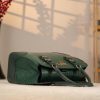 Green Luxury Handbag From Real Cow Leather With Shoulder Strap 10 Green Luxury Handbag From Real Cow Leather With Shoulder Strap