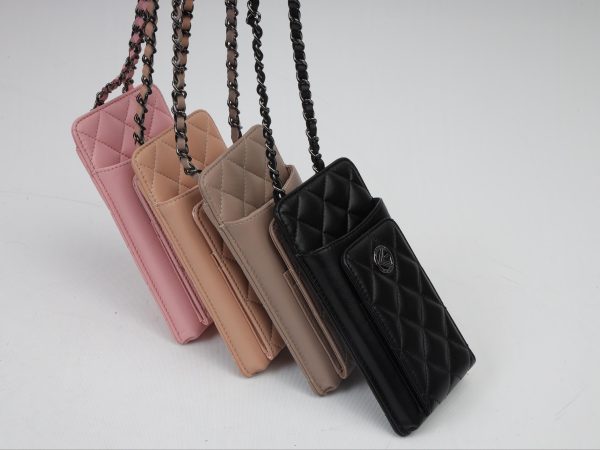 Leather Crossbody Wallet with Shoulder Strap & Mobile Case 6 Leather Crossbody Wallet with Shoulder Strap & Mobile Case