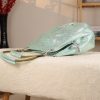 Light Green Leather Handbag, Handmade, Everyday Bag 10 Light Green Leather Handbag, Handmade, Everyday Bag