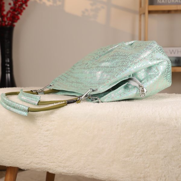Light Green Leather Handbag, Handmade, Everyday Bag 10 Light Green Leather Handbag, Handmade, Everyday Bag