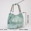 Light Green Leather Handbag, Handmade, Everyday Bag 14 Light Green Leather Handbag, Handmade, Everyday Bag