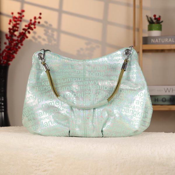 Light Green Leather Handbag, Handmade, Everyday Bag 4 Light Green Leather Handbag, Handmade, Everyday Bag