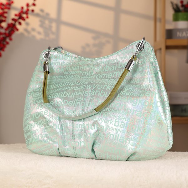 Light Green Leather Handbag, Handmade, Everyday Bag 5 Light Green Leather Handbag, Handmade, Everyday Bag