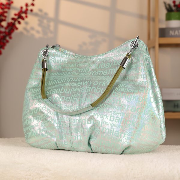 Light Green Leather Handbag, Handmade, Everyday Bag 6 Light Green Leather Handbag, Handmade, Everyday Bag