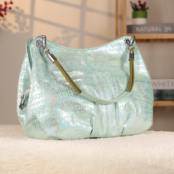 Light Green Leather Handbag, Handmade, Everyday Bag 8 Light Green Leather Handbag, Handmade, Everyday Bag
