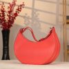 Light Red Shoulder Bag and Handbag With Adjustable Strap , Top Zipper 10 Light Red Shoulder Bag and Handbag With Adjustable Strap , Top Zipper