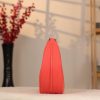 Light Red Shoulder Bag and Handbag With Adjustable Strap , Top Zipper 3 Light Red Shoulder Bag and Handbag With Adjustable Strap , Top Zipper