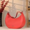 Light Red Shoulder Bag and Handbag With Adjustable Strap , Top Zipper 5 Light Red Shoulder Bag and Handbag With Adjustable Strap , Top Zipper
