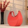 Light Red Shoulder Bag and Handbag With Adjustable Strap , Top Zipper 8 Light Red Shoulder Bag and Handbag With Adjustable Strap , Top Zipper