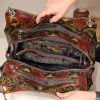 Multi Color from Real Cow Leather Bag , Zippered and Versatile Bag 14 Multi Color from Real Cow Leather Bag , Zippered and Versatile Bag