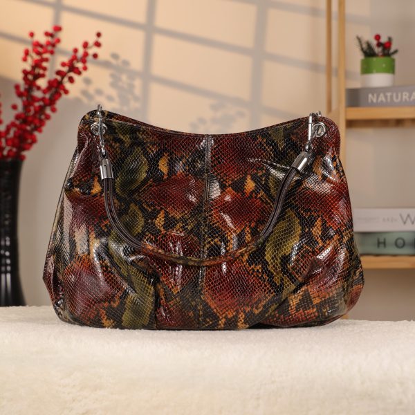 Multi Color from Real Cow Leather Bag , Zippered and Versatile Bag 2 Multi Color from Real Cow Leather Bag , Zippered and Versatile Bag