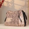Pink Leather Handbag and Shoulder Bag With Shoulder Strap - Multi Compartment - Zippered 6 Pink Leather Handbag and Shoulder Bag With Shoulder Strap - Multi Compartment - Zippered