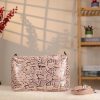 Pink Real Leather Shoulder Bag , Tote With Make-Up Bag and Strap 4 Pink Real Leather Shoulder Bag , Tote With Make-Up Bag and Strap