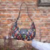 Rainbow Handbag from Real Cow Leather With Adjustable Shoulder Strap , Handmade 2 Rainbow Handbag from Real Cow Leather With Adjustable Shoulder Strap , Handmade