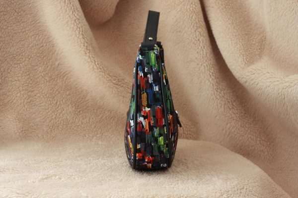 Rainbow Handbag from Real Cow Leather With Adjustable Shoulder Strap , Handmade 5 Rainbow Handbag from Real Cow Leather With Adjustable Shoulder Strap , Handmade