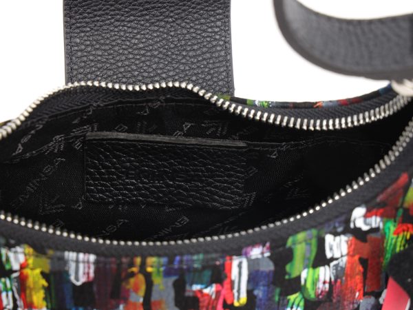 Rainbow Handbag from Real Cow Leather With Adjustable Shoulder Strap , Handmade 7 Rainbow Handbag from Real Cow Leather With Adjustable Shoulder Strap , Handmade