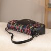 Rainbow Leather Shoulder Bag / Handbag With Adjustable Strap , Magnetic Closure and Zippered 10 Rainbow Leather Shoulder Bag / Handbag With Adjustable Strap , Magnetic Closure and Zippered