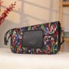 Rainbow Leather Shoulder Bag / Handbag With Adjustable Strap , Magnetic Closure and Zippered 4 Rainbow Leather Shoulder Bag / Handbag With Adjustable Strap , Magnetic Closure and Zippered