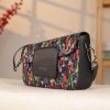 Rainbow Leather Shoulder Bag / Handbag With Adjustable Strap , Magnetic Closure and Zippered 7 Rainbow Leather Shoulder Bag / Handbag With Adjustable Strap , Magnetic Closure and Zippered