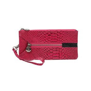 Real Cow Leather Wallet For Women , Monogrammed , Zippered