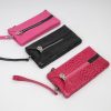 Real Cow Leather Wallet For Women , Monogrammed , Zippered