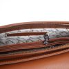 Real Leather Handbag With Adjustable Shoulder Strap , Chain - Zippered and Magnetic Closured Bag