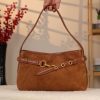 Real Suede Leather Bag - Zippered and Everyday Bag 10 Real Suede Leather Bag - Zippered and Everyday Bag