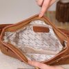 Real Suede Leather Bag - Zippered and Everyday Bag 5 Real Suede Leather Bag - Zippered and Everyday Bag