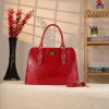 Red Handbag From Real Cow Leather With Shoulder Strap 2 Red Handbag From Real Cow Leather With Shoulder Strap