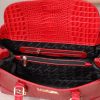 Red Handbag From Real Cow Leather With Shoulder Strap 5 Red Handbag From Real Cow Leather With Shoulder Strap