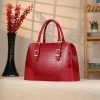 Red Handbag From Real Cow Leather With Shoulder Strap 8 Red Handbag From Real Cow Leather With Shoulder Strap