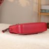 Red Leather Handbag and Shoulder Bag with Adjustable Strap , Magnetic Closure and Zippered , Safety 13 Red Leather Handbag and Shoulder Bag with Adjustable Strap , Magnetic Closure and Zippered , Safety