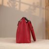 Red Leather Shoulder Bag and Handbag / Everyday / Zippered 8 Red Leather Shoulder Bag and Handbag / Everyday / Zippered