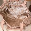 Rose Gold Floral Leather Shoulder Bag and Handbag With Adjustable Strap , Versatile , Tote 12 Rose Gold Floral Leather Shoulder Bag and Handbag With Adjustable Strap , Versatile , Tote
