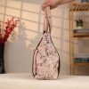 Rose Gold Floral Leather Shoulder Bag and Handbag With Adjustable Strap , Versatile , Tote 2 Rose Gold Floral Leather Shoulder Bag and Handbag With Adjustable Strap , Versatile , Tote