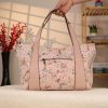 Rose Gold Floral Leather Shoulder Bag and Handbag With Adjustable Strap , Versatile , Tote 9 Rose Gold Floral Leather Shoulder Bag and Handbag With Adjustable Strap , Versatile , Tote