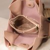 Rose Gold Genuine Leather Handbag 13 Rose Gold Genuine Leather Handbag