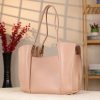 Rose Gold Genuine Leather Handbag 5 Rose Gold Genuine Leather Handbag