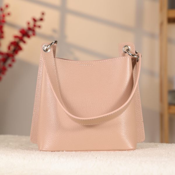 Rose Gold Mini Handbag With Make Up Bag / Shoulder Strap 9 Rose Gold Mini Handbag With Make Up Bag / Shoulder Strap