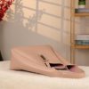 Rose Gold Real Cow Leather Handbag With Make-Up Bag 13 Rose Gold Real Cow Leather Handbag With Make-Up Bag