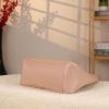Rose Gold Real Cow Leather Handbag With Make-Up Bag 17 Rose Gold Real Cow Leather Handbag With Make-Up Bag