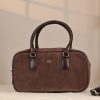 Suede Leather HandBag With Adjustable Shoulder Strap, All-Season , Everyday Bag 3 Suede Leather HandBag With Adjustable Shoulder Strap, All-Season , Everyday Bag