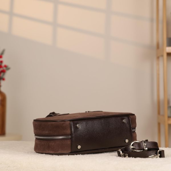 Suede Leather HandBag With Adjustable Shoulder Strap, All-Season , Everyday Bag 4 Suede Leather HandBag With Adjustable Shoulder Strap, All-Season , Everyday Bag
