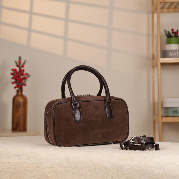 Suede Leather HandBag With Adjustable Shoulder Strap, All-Season , Everyday Bag 9 Suede Leather HandBag With Adjustable Shoulder Strap, All-Season , Everyday Bag