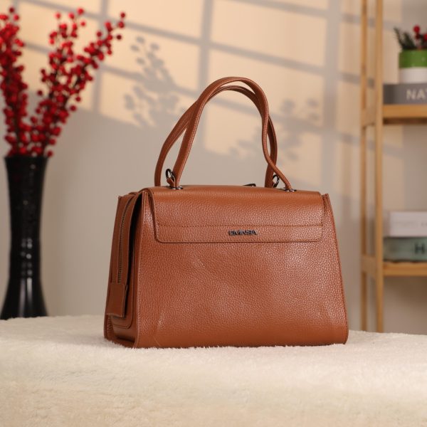 Tan Colour Real Leather Bag - Versatile and Multi-Compartment with Shoulder Strap , Handbag 1 Tan Colour Real Leather Bag - Versatile and Multi-Compartment with Shoulder Strap , Handbag