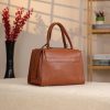 Tan Colour Real Leather Bag - Versatile and Multi-Compartment with Shoulder Strap , Handbag 13 Tan Colour Real Leather Bag - Versatile and Multi-Compartment with Shoulder Strap , Handbag